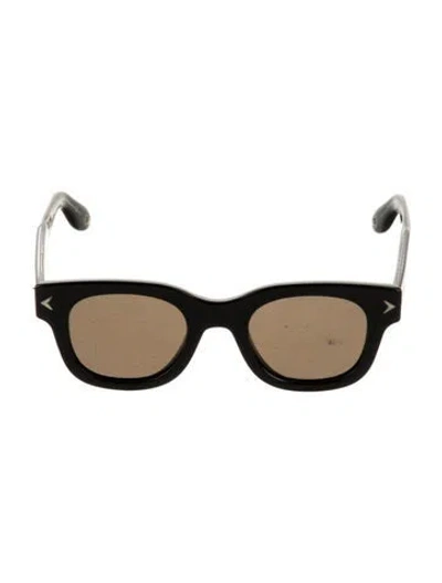 Pre-owned Givenchy Square Tinted Sunglasses In Black