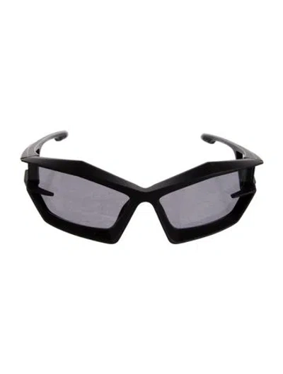 Pre-owned Givenchy Square Tinted Sunglasses In Black