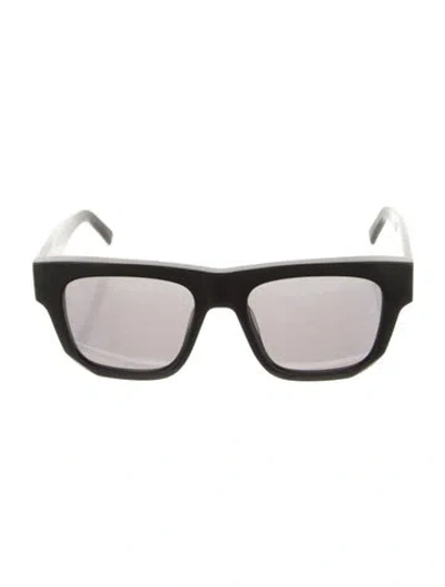 Pre-owned Givenchy Square Tinted Sunglasses In Black