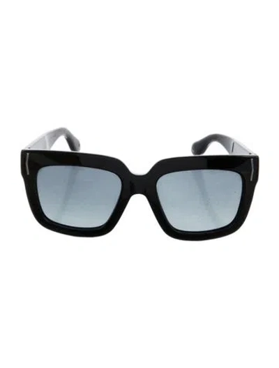 Pre-owned Givenchy Square Tinted Sunglasses In Black