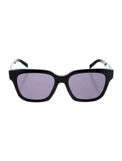 Pre-owned Givenchy Square Tinted Sunglasses In Black