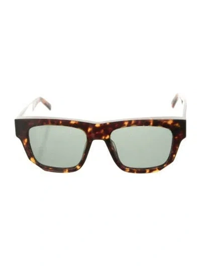 Pre-owned Givenchy Square Tinted Sunglasses In Brown
