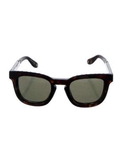 Pre-owned Givenchy Square Tinted Sunglasses In Brown
