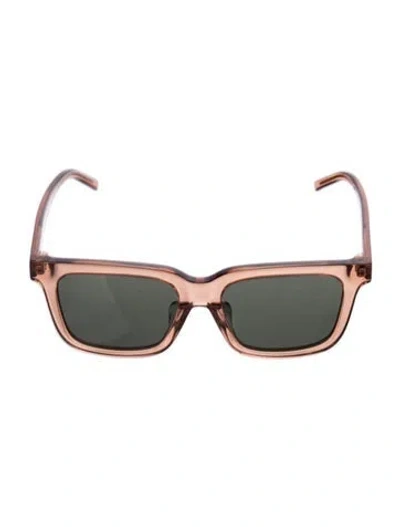 Pre-owned Givenchy Square Tinted Sunglasses In Brown