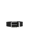 Givenchy Smooth Leather Gentleman Belt Accessories In Black