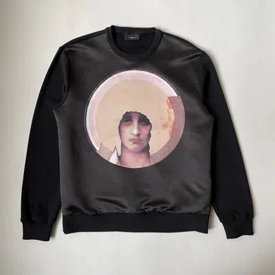 Pre-owned Givenchy S/s 13 Madonna Print Sweatshirt In Black