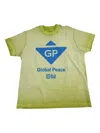 Givenchy Stadium Global Peace "citrus Green" T-shirt In Green