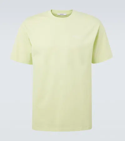 Givenchy Stamp Cotton Jersey T-shirt In Yellow