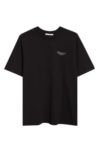 GIVENCHY GIVENCHY STAMP LOGO REGULAR FIT GRAPHIC T-SHIRT