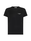 Givenchy Regular Fit Cotton T-shirt With Back Print In Black