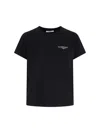 Givenchy Cotton Logo Print Regular Fit T-shirt In Black