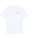 Givenchy Men White Crew Neck T-shirt With Logo On Front And Back In Cotton Man In White