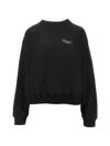 Givenchy Stamp-print Crew-neck Sweatshirt In Black