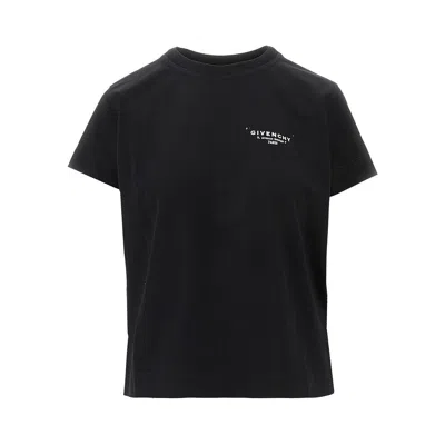 Givenchy Stamp' Print T-shirt In Black