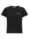 Givenchy Black Cotton Jersey Crewneck T-shirt In Black