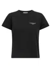 Givenchy Black Cotton Jersey Crewneck T-shirt In Black