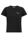 Givenchy Black Cotton Jersey Crewneck T-shirt In Black