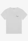 Givenchy White Crew Neck T-shirt With Logo On Front And Back In Cotton Woman In White