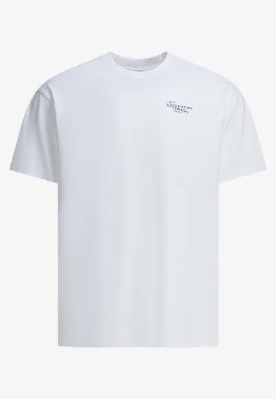 GIVENCHY STAMPED LOGO PRINT T-SHIRT