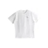 Givenchy Men White Crew Neck T-shirt With Logo On Front And Back In Cotton Man In White
