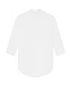 Givenchy Stand-up Collar Shirt Minidress In White