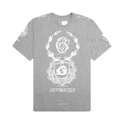 Pre-owned Givenchy Standard Short-sleeve 'light Grey Melange'