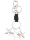 Givenchy Star Charm Keyring In Metallic