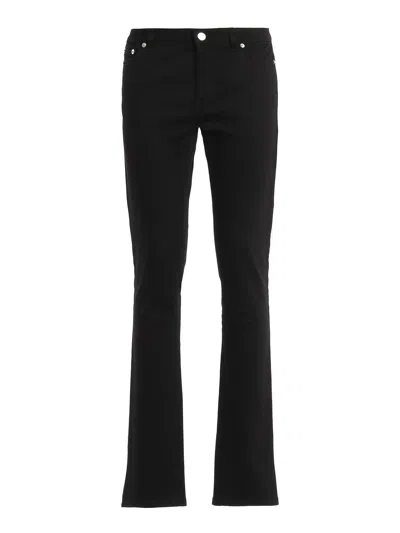Givenchy Star Detailed Slim Trousers In Black