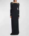 GIVENCHY STAR EMBELLISHED BACKLESS GOWN