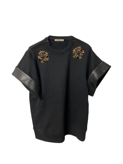 Pre-owned Givenchy Star-embellished T-shirt In Black