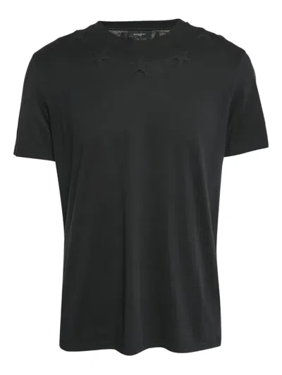 Pre-owned Givenchy Star-embroidery Cotton T-shirt
