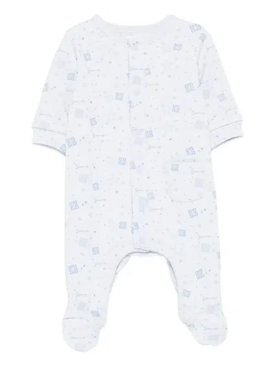 Givenchy Star Logo-print Babygrow In White