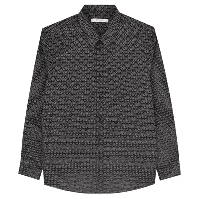 Pre-owned Givenchy Star Logo Print Shirt In Black
