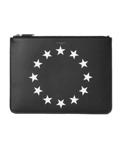 Givenchy Star Print Handbag In Black