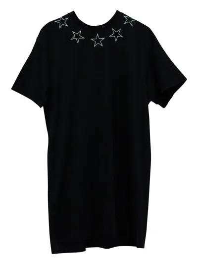 Pre-owned Givenchy Star-print Short-sleeve T-shirt In Black