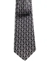 Givenchy Star-printed Necktie (authentic Pre-loved) In Black