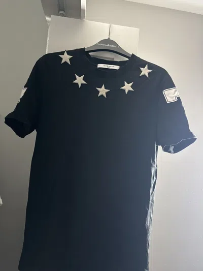 Pre-owned Givenchy Star Shirt In Black