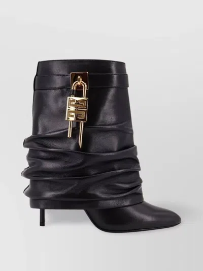 GIVENCHY STILETTO ANKLE BOOTS FEATURING SHARK LOCK