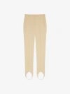 GIVENCHY STIRRUP PANTS IN TWILL