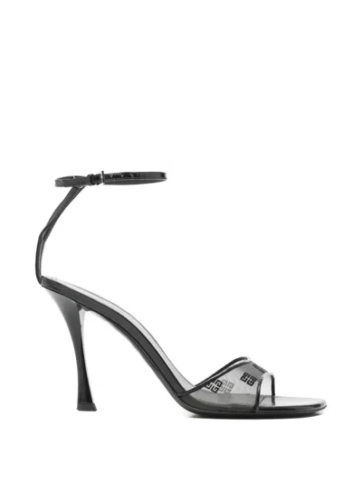 Pre-owned Givenchy Stitch Leather Sandals In White