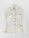 Givenchy Stitched Pockets Collar Sleeves Jacket