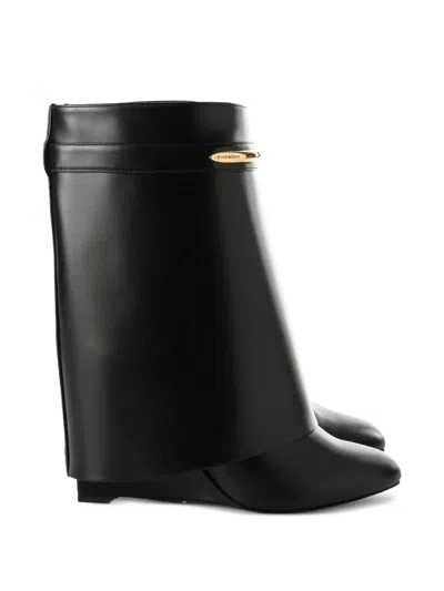 GIVENCHY SHARK 95 ANKLE BOOTS IN LEATHER