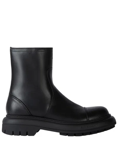 Givenchy Stivali Biker Cargo In Pelle In Black