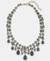 Givenchy Stone Statement Necklace, 16" + 3" Extender In Multi