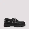Givenchy Leather Platform Loafers In Black