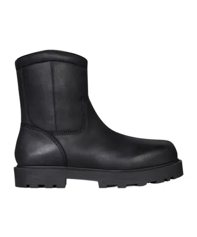 Givenchy Storm Nubuck Boots In Black