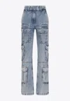 Givenchy Bw5134 Blue Jeans For Women In Blue
