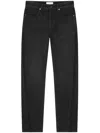 Givenchy Straight Leg Denim Trousers Couture Seams In Black