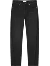 Givenchy Straight Leg Denim Trousers Couture Seams In Black