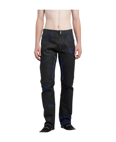 Givenchy Straight Denim Trousers In Black